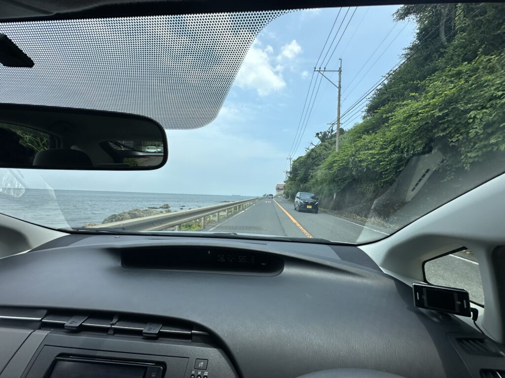 The coastal drive